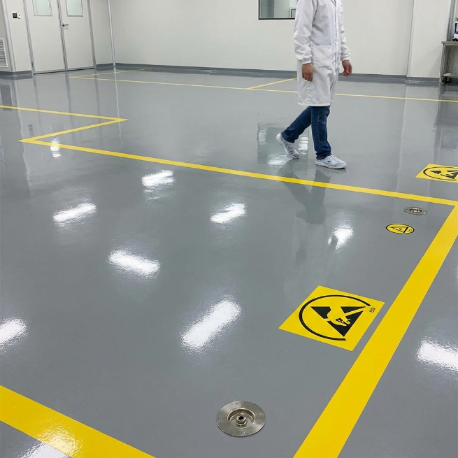 การติดตั้ง Conductive Flooring